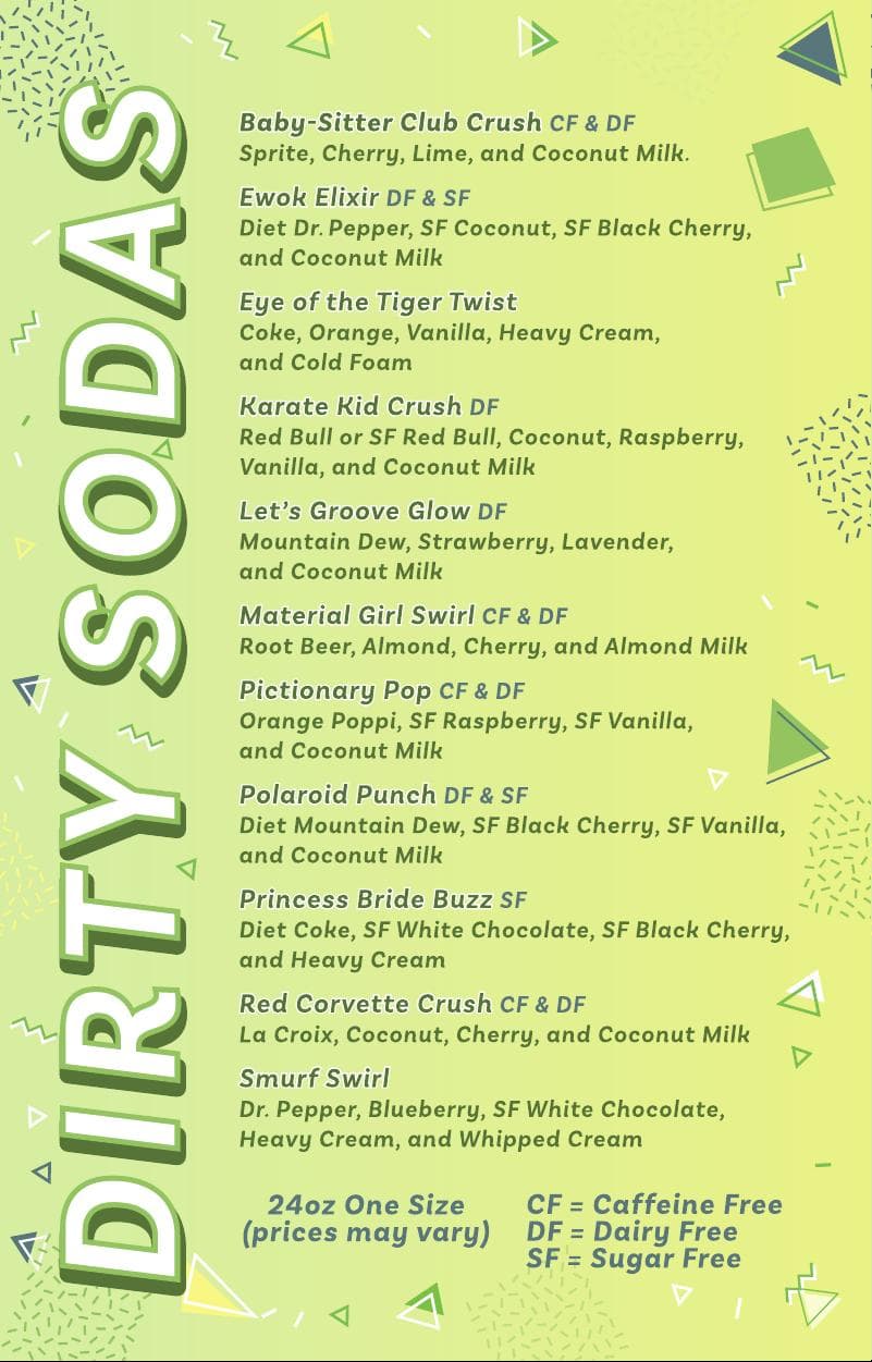 BlueNose Coffee store menu — page 5